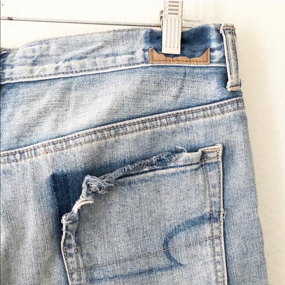 AEO Vintage Hi-Rise Festival distressed shorts 10 - Picture 7 of 10